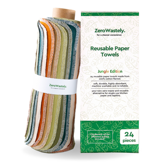 Reusable Paper Towels (Jungle Edition)