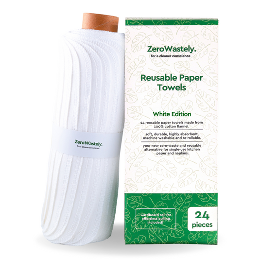 Reusable Paper Towels (White Edition)