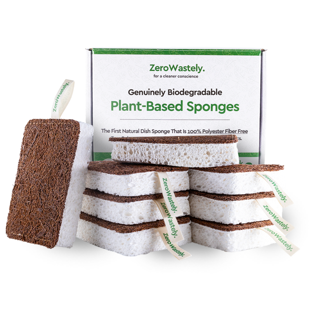 Pack of 8 Plant-Based Sponges