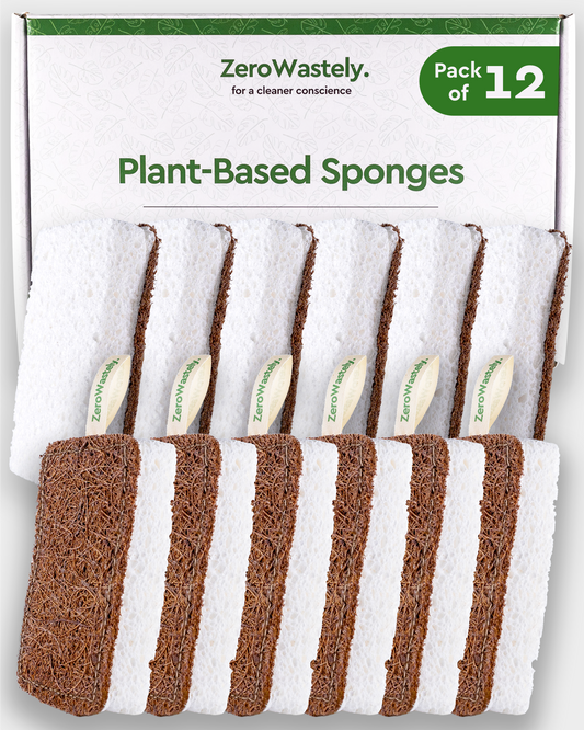 Pack of 12 Plant-Based Sponges